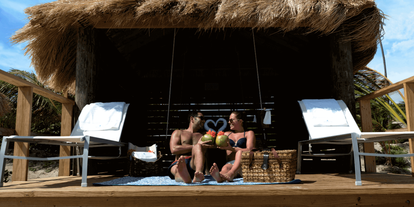 Check out Our Exclusive Beach Cabanas at Serenity at Coconut Bay beach cabana