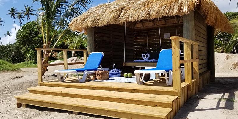 Private Beachfront Cabanas
